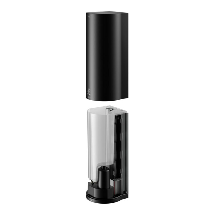 Keuco Distributeur de lotion Plan f savon, électrique, noir mat / noir