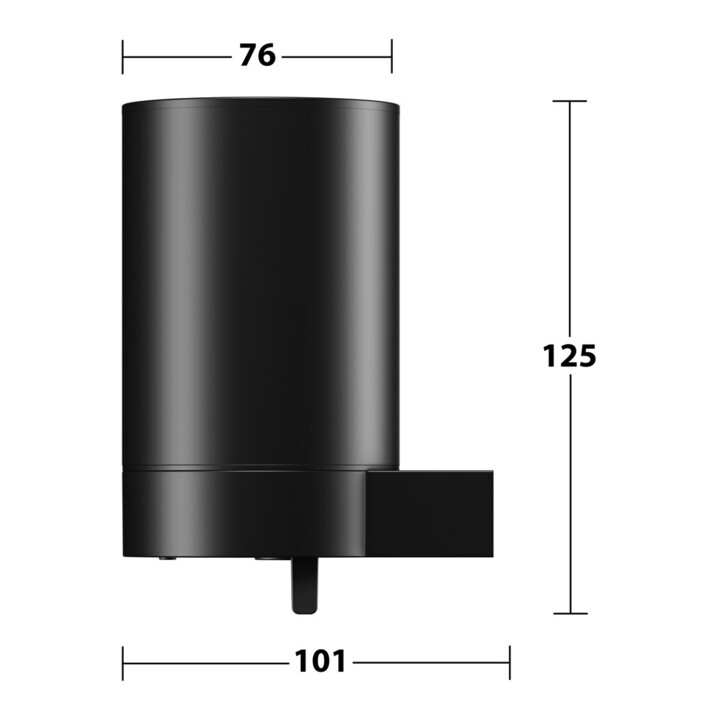 Keuco Distributeur de lotion Plan pour savon liquide, noir