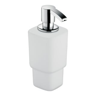 Keuco Distributeur de mousse Elegance verre opale mat, séparé, pour modèle de table