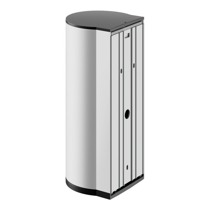 Keuco Distributeur de mousse Plan modèle encastré, électr., alu anodisé argent/noir