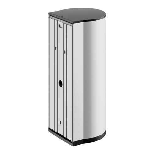 Keuco Distributeur de mousse Plan modèle encastré, électr., alu anodisé argent/noir