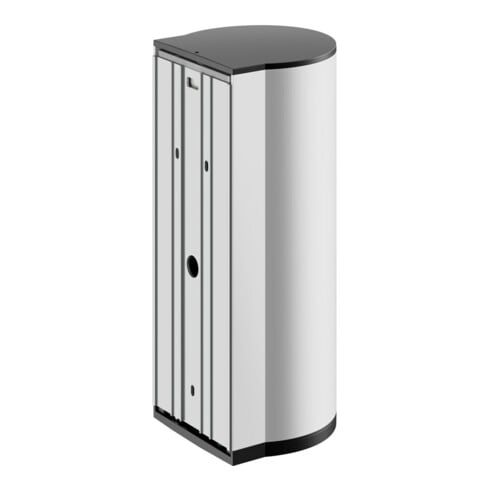 Keuco Distributeur de mousse Plan modèle encastré, électr., alu anodisé argent/noir