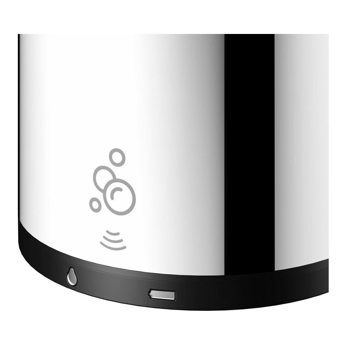 Keuco Distributeur de mousse Plan modèle encastré, électrique, chromé / noir