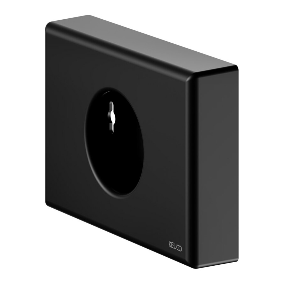 Keuco Distributeur de sacs hygiéniques noir mat, plastique ABS