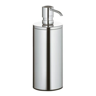 Keuco Distributeur de savon Plan pour table, avec insert plastique et PU, chromé