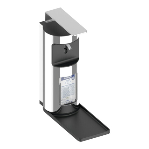 Keuco Distributeur liquide et désinfectant Plan Care Wd.Mod., avec fenêtre, alu anodisé satiné