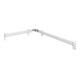 Keuco Dusch-/Wannenhandlauf AXESS 650x850mm, Alu silber-eloxiert/verchromt-1