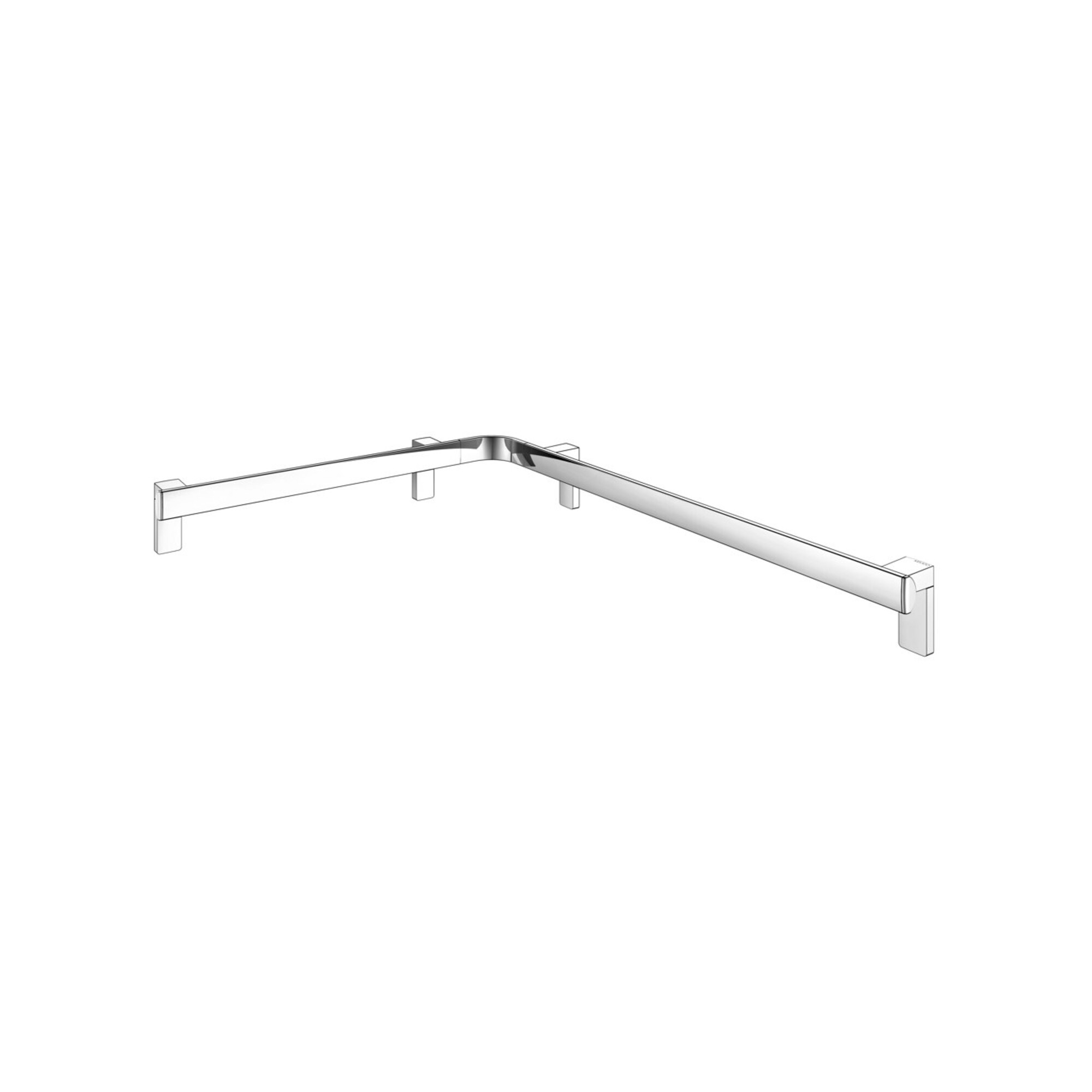 Keuco Dusch-/Wannenhandlauf AXESS 650x850mm, verchromt