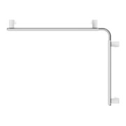 Keuco Dusch-/Wannenhandlauf AXESS 850x650mm, Alu silber-eloxiert/verchromt-4