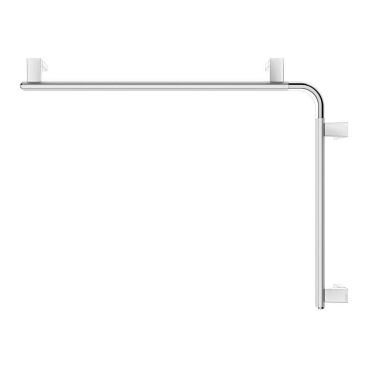 Keuco Dusch-/Wannenhandlauf AXESS 850x650mm, Alu silber-eloxiert/verchromt