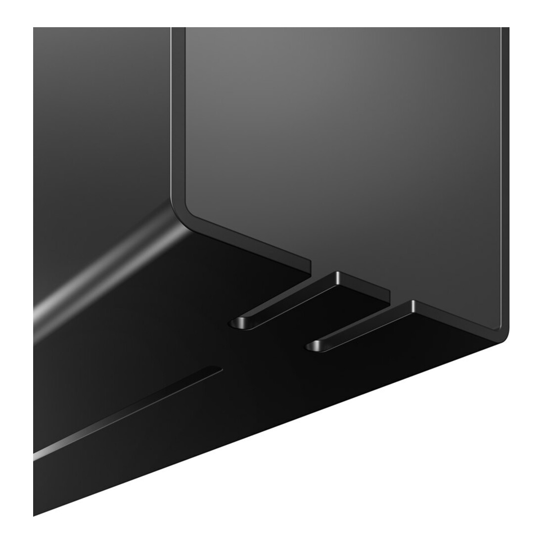 Keuco Duschablage 320x600x90mm, einhängbar, schwarzgrau