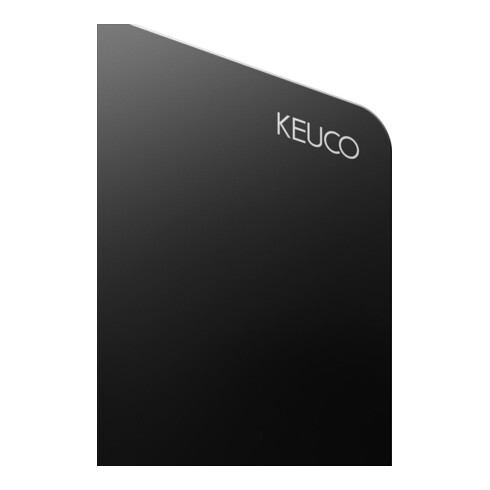 Keuco Duschablage 400-600mm, 120x90, schwarzgrau