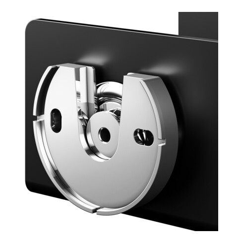 Keuco Duschablage 810-1000mm, 120x90, schwarzgrau