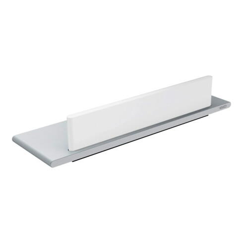 Keuco Duschablage Edition 400 Alu si-elox, 328x100mm, mit Glasabzieher