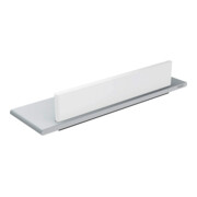 Keuco Étagère de douche Edition 400 alu si-élox, 328x100mm, avec raclette en verre
