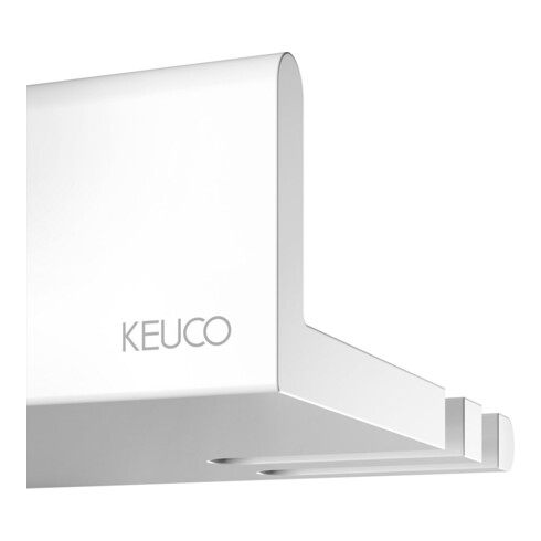 Keuco Duschablage REVA w, abn., m vd Befestig., m integr. Ha.