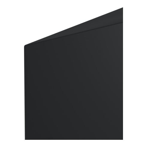 Keuco Duschabzieher Edition 400 schwarz (RAL 9011), mit Wandhalterung
