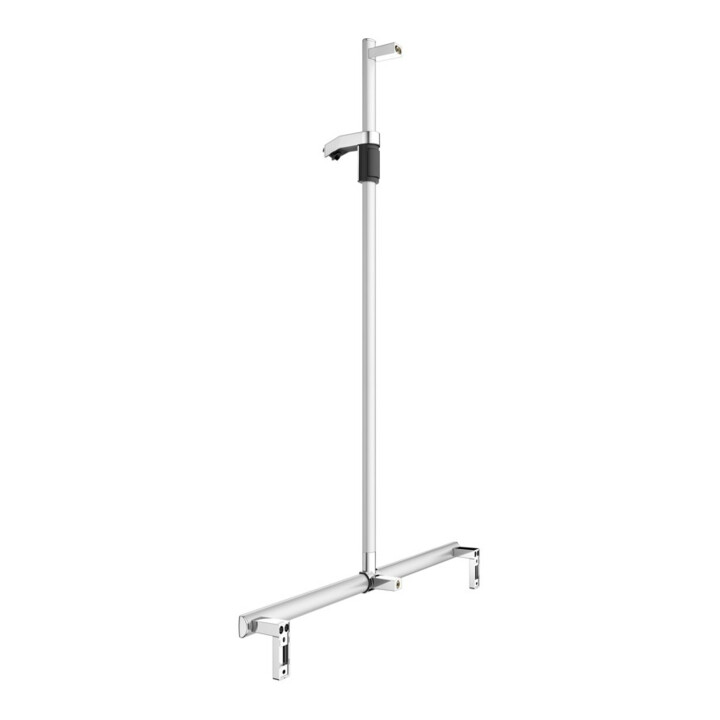 Keuco Duschhandlauf AXESS Alu si-elox/vc, 1000mm, mit Brausestange