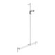 Keuco Duschhandlauf AXESS Alu si-elox/vc, 1150mm, mit Brausestange