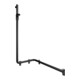 Keuco Duschhandlauf AXESS sw m, 850mm, m Brausestange, li Ausführung-4