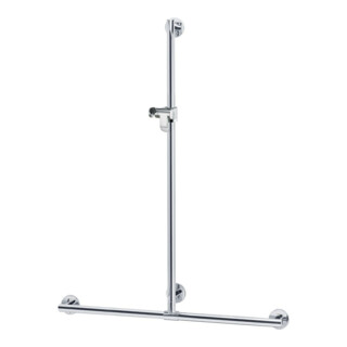 Keuco Duschhandlauf Plan Care m BrSt, r/l pos., 682/1263mm, verchromt