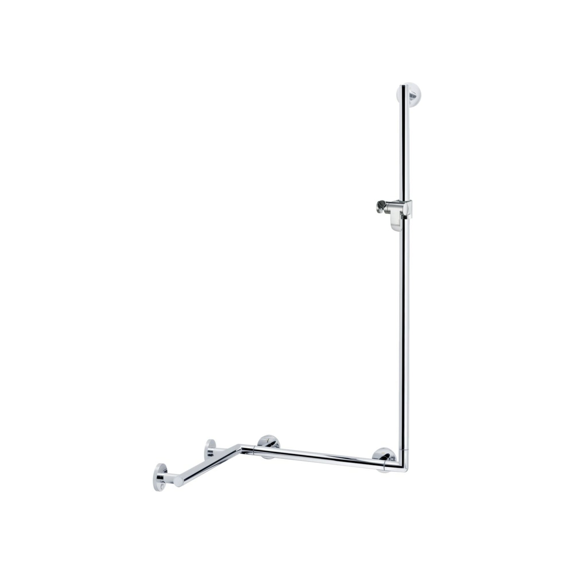 Keuco Duschhandlauf Plan Care m BrSt, r/l pos., 797/680/1265mm, vc