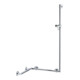 Keuco Duschhandlauf Plan Care m BrSt, r/l pos., 797/880/1265mm, AL si--1