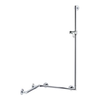 Keuco Duschhandlauf Plan Care m BrSt, r/l pos., 797/880/1265mm, vc