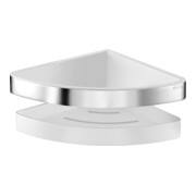 Keuco Eckduschkorb chrom/Anthraz., 2-tlg., Schenkell. 180mm