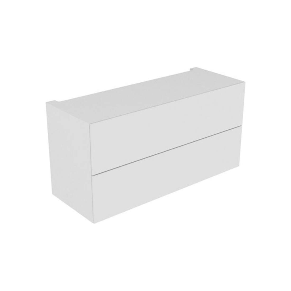 Keuco Edition 11 Armoire sous-plan 140x70x53,5 cm, avec LED, laque mate, gris satiné