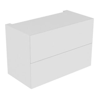 Keuco Edition 11 Armoire sous-plan Modul 105x70x53,5 cm, laque structurée blanche