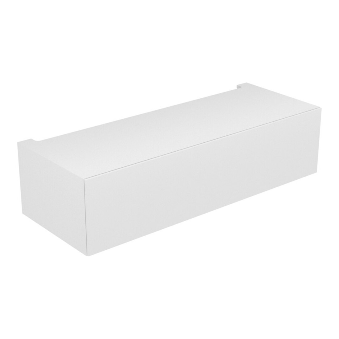Keuco Edition 11 meuble sous-plan 140x35x53,5 cm, laqué blanc brillant