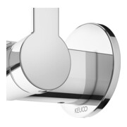 Keuco EHM IXMO Flat Ausl. 225mm, verchromt, Wd-mont., rd Ros.-4