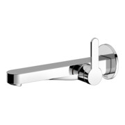 Keuco EHM IXMO Sortie plate 225 mm, chromé, montage mural, rosace ronde