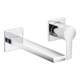 Keuco Robinet mural lavabo 2 trous Edition 11 UP, sans garniture, bec 197 mm, chromé-1