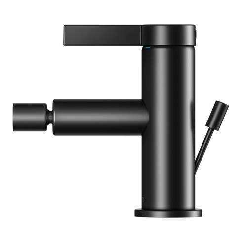 Keuco Einhebelmischer für Bidet IXMO 59509 m.Zug.-Ablgrt. Pure, Rosette r/e sw