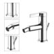 Keuco Einhebelmischer für Bidet IXMO 59509 m.Zug.-Ablgrt. Pure, Rosette r/e verchromt