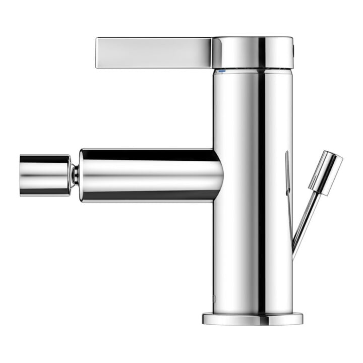 Keuco Einhebelmischer für Bidet IXMO 59509 m.Zug.-Ablgrt. Pure, Rosette r/e verchromt