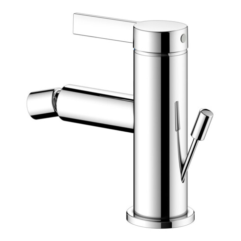 Keuco Einhebelmischer für Bidet IXMO 59509 m.Zug.-Ablgrt. Pure, Rosette r/e verchromt