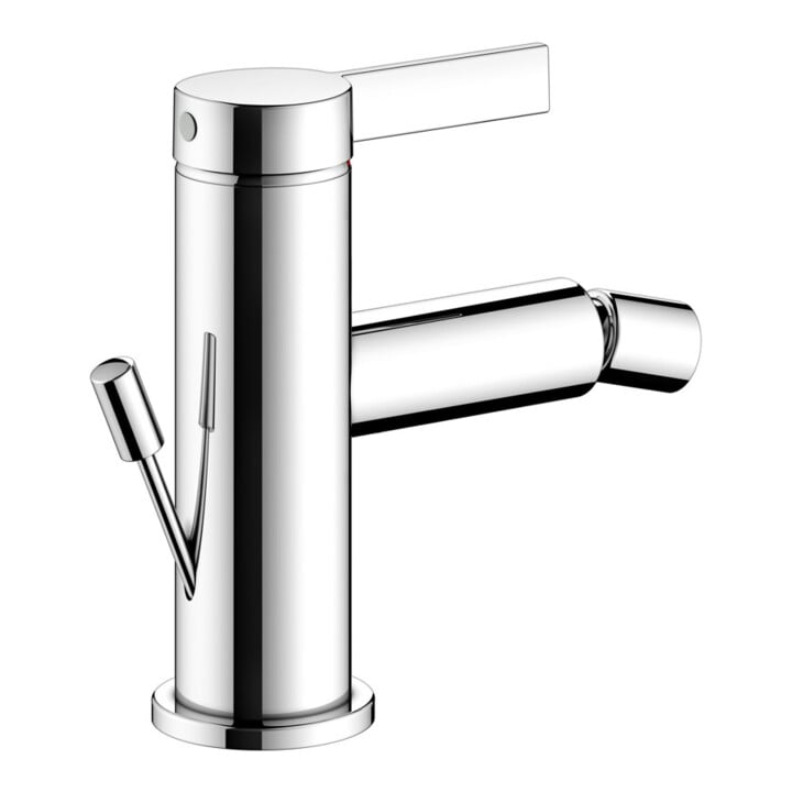 Keuco Einhebelmischer für Bidet IXMO 59509 m.Zug.-Ablgrt. Pure, Rosette r/e verchromt