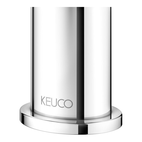 Keuco Einhebelmischer für Waschtisch 100 IXMO 59502 o.Zug.-Ablgrt. Pure, Rosette r/e verchromt