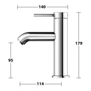 Keuco Einhebelmischer für Waschtisch 100 IXMO 59502 o.Zug.-Ablgrt. Soft, Rosette r/e verchromt-5