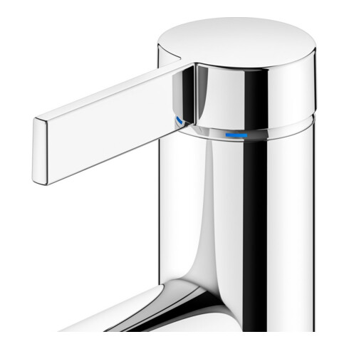 Keuco Einhebelmischer für Waschtisch 210 IXMO 59510 o.Zug.-Ablgrt. Pure, Rosette r/e verchromt