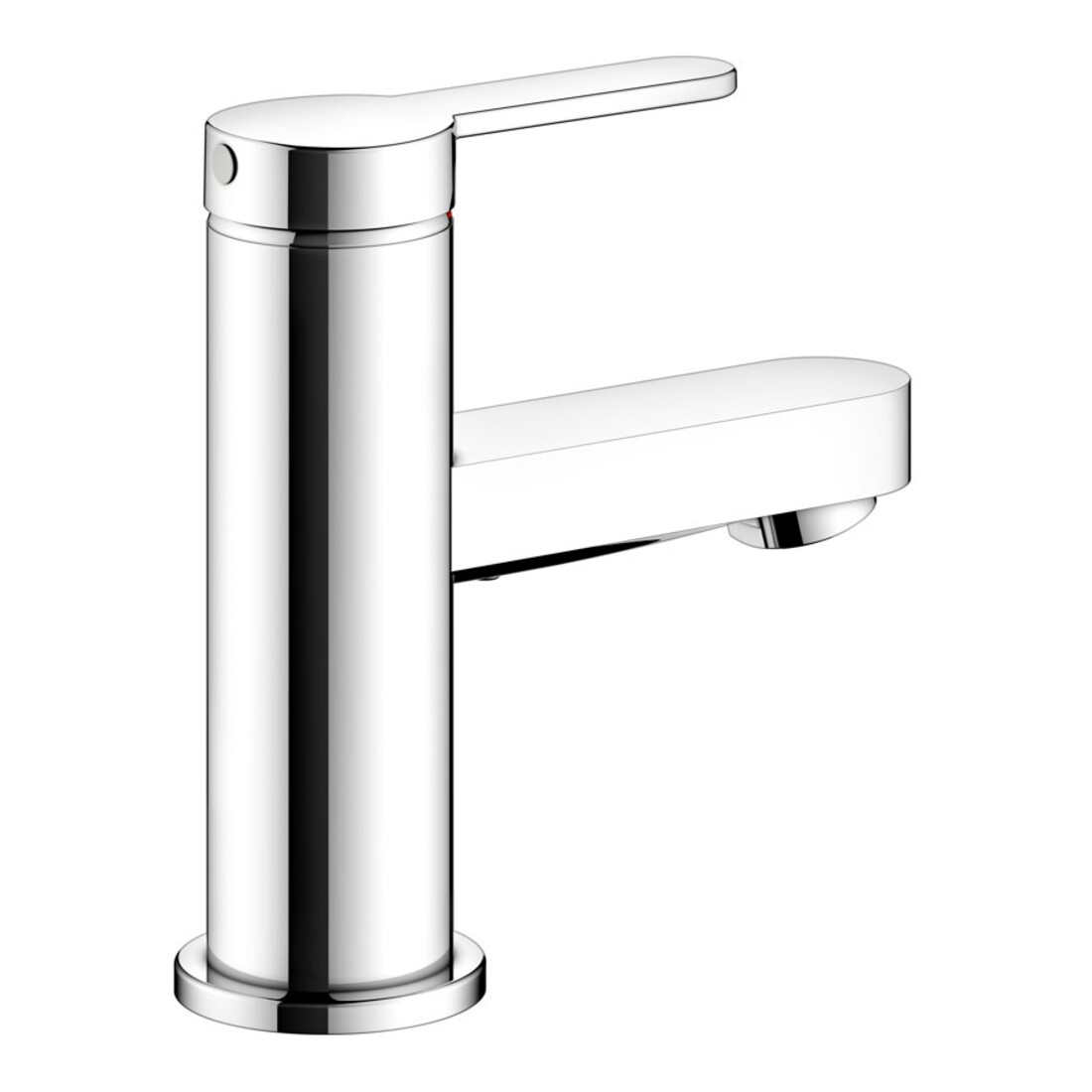 Keuco Einhebelmischer für Waschtisch 60 IXMO 59504 o.Zug.-Ablgrt. Flat, Rosette r/e verchromt