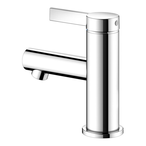 Keuco Einhebelmischer für Waschtisch 60 IXMO 59504 o.Zug.-Ablgrt. Pure, Rosette r/e verchromt