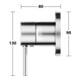 Keuco Einhebelmischer UP DN15 IXMO 59551 m.rd. Rosette/Soft verchromt-2