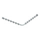 Keuco Ensemble barre rideau de douche Plan chromé, pour douche d’angle 120x120cm-1