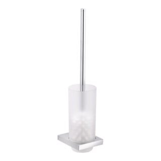 Keuco Ensemble brosse WC Edition 11 mural, insert cristal mat, chromé