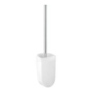 Keuco Ensemble brosse WC Elegance 11669 vc, modèle mural, avec insert cristal mat