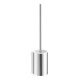 Keuco Ensemble brosse WC Plan 14972 Modèle encastré, insert plastique blanc, alu argenté anodisé-1